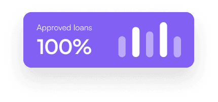 Approved loans 100%